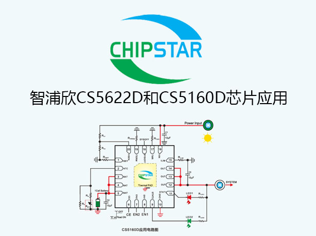 智浦欣電源管理芯片CS5160和CS5622產品應用 智浦欣電源管理芯片CS5160和CS5622產品應用